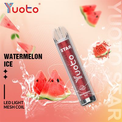 16 Renk Yuoto Vape Star 1000mAh 3.2V Pil Elektronik Sigara