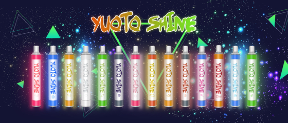 Yüksek Kaliteli% 5 Nikotin Tuzu Tek Kullanımlık Vape ile Popüler Yuoto Vape Orijinal Yuoto 1500 Puffs Vape Ecigs