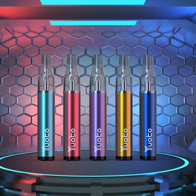 Tek kullanımlık 4ml Vape Pen 640mah şarj edilebilir Pil MSDS FDA onayı