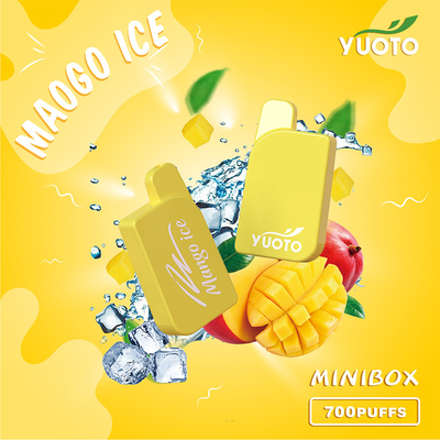 Yuoto Mini Box 700 Ponpon 15 Tat 2.3 ML Meyve Suyu Kapasitesi Hak Ettiğiniz Kapasite Mint Ice Maskking Marka Mongo Ice