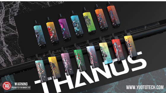 Yuoto Thanos 5000 Puffs 14ml Ön Doldurma E-Likit Tek Kullanımlık Buharlaştırıcı 650 mAh Pil Kapasitesi