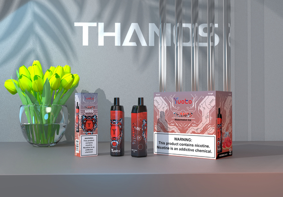 Mesh Bobin Tek Kullanımlık E Sigaralar Vape Kalem Yuoto Thanos 5000puff 650mAh