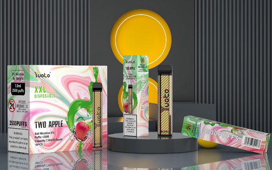 Destek OEM / ODM Yuoto Tek Kullanımlık Çubuk XXL 2500puffs 23 tat