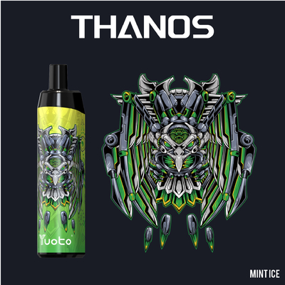 Yuoto Thanos 5000puff Tek Kullanımlık Vape E-Sigaralar Vape Kalem Mesh Bobin Şarj Edilebilir 650mAh 14ml Nikotin 5% /2%