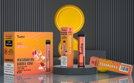 Orijinal elektronik sigara yuoto xxl 2500 puf vape kalem 5% nic fabrika toptan fiyat ile kaliteli