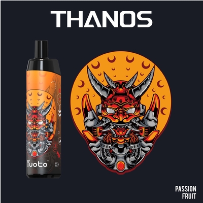 Orijinal Yuoto Thanos 5000puff Tek Kullanımlık Vape E-Sigaralar Vape Kalem Mesh Bobin Şarj Edilebilir 650mAh 14ml Nikotin 5% /2%