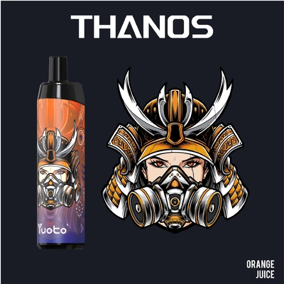 Yuoto Thanos 5000puff Tek Kullanımlık Vape E-Sigaralar Vape Kalem Mesh Bobin Şarj Edilebilir 650mAh 14ml Nikotin 5% /2%