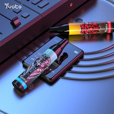 Popüler Yuoto 2000 Puffs Vape Tek Kullanımlık vape Mesh Bobin 6ml E Suyu 850mAh E-Sigara Vape Kalem