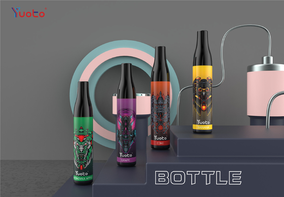 TPD 14 Tatlar Yuoto Şişe 600 Puffs Tek Kullanımlık Vape Cihazı 2ml E Sıvı 4000mAh Mesh Bobinli
