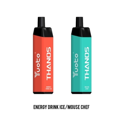 Şarj Edilebilir Thanos 5000puff YUOTO Tek Kullanımlık Vape Mesh Bobin Özel Kalıp