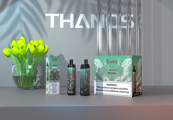 Fabrika Fiyatı Tek Kullanımlık Pod 14ml E-Sıvı 650mAh Pil Yuoto Thanos 5000 Daha Büyük Duman için Puffs Mesh Bobin