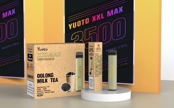 Yuoto Yeni Sürüm XXL Max 3500 Puffs Elektrikli Nargile Vape Pod Fabrika Doğrudan Blueberry ice