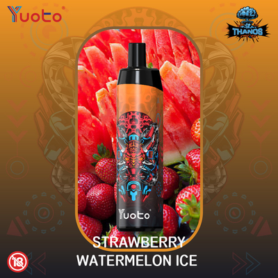 Mesh Bobin 14ml E-Sıvı 650mAh Pil ile Karpuz Buz Tek Kullanımlık Vape Yuoto Thanos 5000 Puffs E Sigara