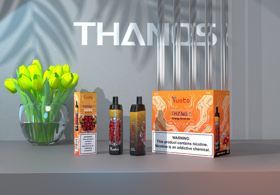 Çin Fabrikadan 5000 Puffs Tek Kullanımlık Vape Pod Şeftali Lezzet Yuoto Thanos Mesh Coil 14ml Ejuice 650mAh Pil