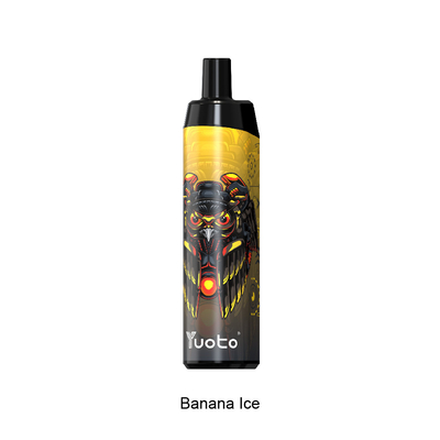 Tek Kullanımlık Vape Pod 5000 Puffs Muz Aromalı Yuoto Thanos Mesh Bobin 14ml Ejuice 650mAh Pil Dökme Çin Fabrikası