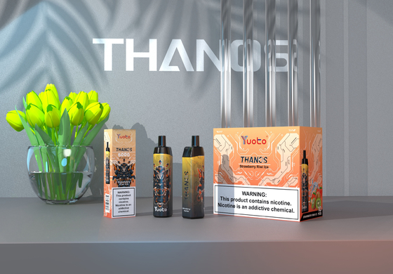 Tek Kullanımlık Vape Pod 5000 Puffs Muz Aromalı Yuoto Thanos Mesh Bobin 14ml Ejuice 650mAh Pil Dökme Çin Fabrikası