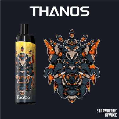 Tek Kullanımlık Vape Pod 5000 Puffs Muz Aromalı Yuoto Thanos Mesh Bobin 14ml Ejuice 650mAh Pil Dökme Çin Fabrikası