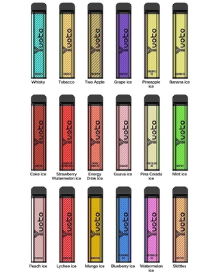 XXL 2500 puf Tek Kullanımlık Vape Buharlaştırıcı 1200mAh Pil 7.0ml Ejuice Yuoto Orijinal Fabrikasından% 0% 2% 5 Nikotin