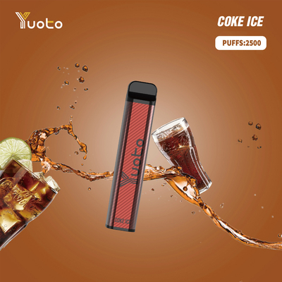 XXL 2500 puf Tek Kullanımlık Vape Buharlaştırıcı 1200mAh Pil 7.0ml Ejuice Yuoto Orijinal Fabrikasından% 0% 2% 5 Nikotin