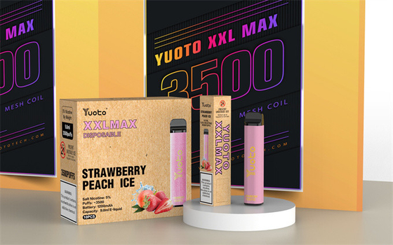 9ml Juice Yuoto Tek Kullanımlık Vape, Xxl Max 3500 Puffs% 5 Nic Salt E Sigara