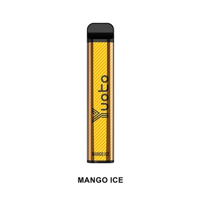 Yuoto Elektronik Sigara Tek Kullanımlık Vape Pen 2500 Puffs XXL Mango Ice 1200mAh 5% Nikotin