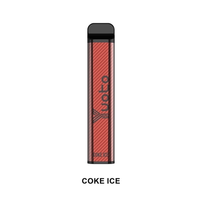 Yuoto xXL elektronik sigara çubuğu 2500 Puffs Tek Kullanımlık Vape Coke Ice 7ml şık görünüm