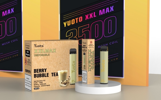Yuoto xxl Max 3500 Puffs çilekli karpuz orijinal fabrika e çiğ 5% nitotion 9mle sıvı