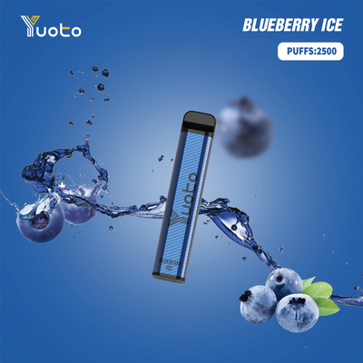 Hızlı Kargo Yuoto XXL 2500puffs Sigara 2500 Puff Vaping Cihazı 7.0ml Eliquid 1200mAh Pil