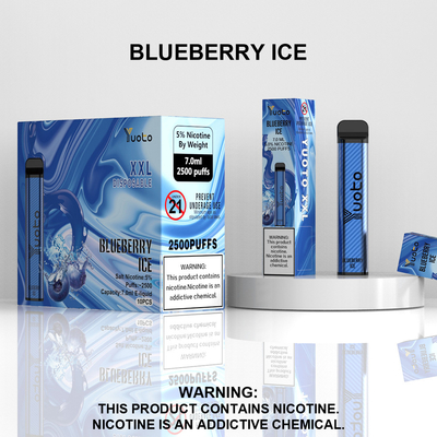 En Düşük Fiyat 7ml E-Sıvı 1200mAh Pil Blueberry Ice ile Toptan Vape Pen 2022 Yeni Tasarım Tek Kullanımlık Buharlaştırıcı