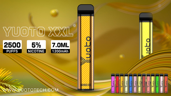 Toptan Fabrika Doğrudan Tek Kullanımlık Vape Pod Buharlaştırıcı 7 ml Ejuice 1200 mAh Pil Puff Distribütörleri için Kok Buz
