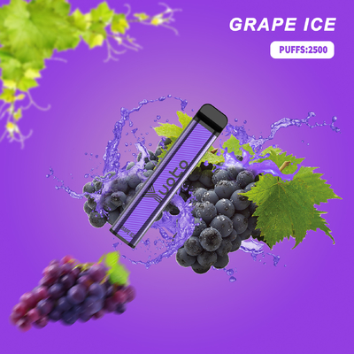 OEM 2500 Puffs Tek Vapes CE ROHS Sigara Aksesuarları 7ml Ejuice 1200mAh Pil Nane Buz