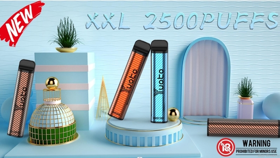 Yuoto XXL 2500 Puffs Tek Kullanımlık 1200mAh Pil 7.0ml Hindistan için Ejuice Muzlu buz aroması