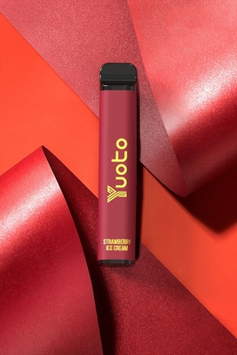3500 puf Yuoto XXL MAX örgü bobin çilek aromalı tek kullanımlık vape kiti