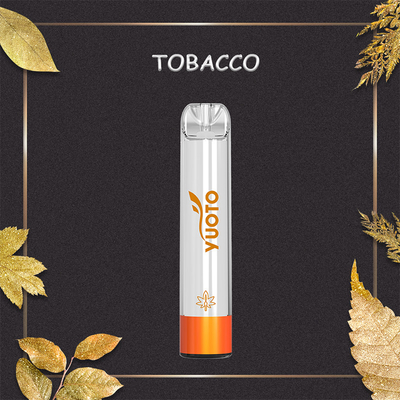 YUOTO shine pro 2000puffs tek kullanımlık vape led Renkli parıltı 5.0ml meyve suyu ve 850mAh