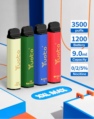 2023 Yeni Yayın Yüksek Kalite Özel Logo Yuoto 3500 Puff Tek Kullanımlık Vape Somun Barlar Tat