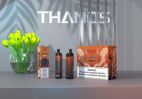 14ML 650mAh Yuoto Thanos E Sigara, Tip C ile 5000 Puffs Kalem Nargile Hasır Bobin