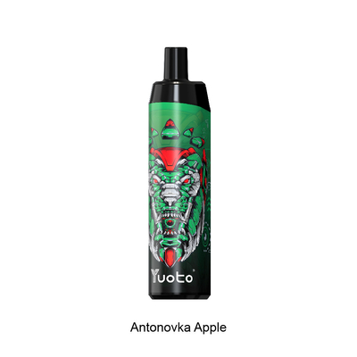 Tek kullanımlık buharlaştırıcı% 5 Nikotin Yuoto Thanos 5000 Puffs Kalem Nargile 14 ML 650 mAh C Tipi Örgü Bobin
