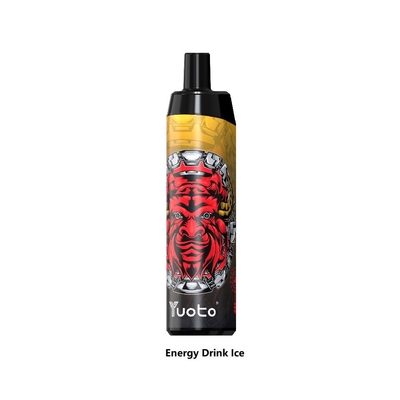 Yuoto Thanos 5000 Puffs Tek Kullanımlık Elektronik Sigara Enerji İçeceği Buz Örgü Bobin 650mAh rohs Pil