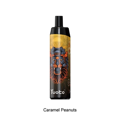 Yuoto Top 50mg Nikotin Tek Kullanımlık Thanos Vape 5000 Puffs Karamel Fıstık Örgü Bobin