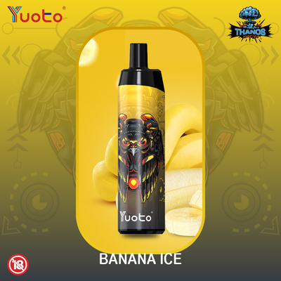 % 5 Nikotin Yuoto Thanos 5000 Puffs Kalem Nargile 14ML 650mAh Tip C ile Örgü Bobin
