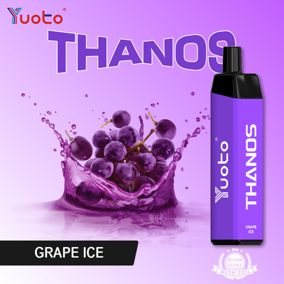 Thanos By Yuoto Orijinal Fabrika 5000 Puff 14ml Şarj Edilebilir Tek Kullanımlık Vape MSDS Tek Kullanımlık Buharlaştırıcı
