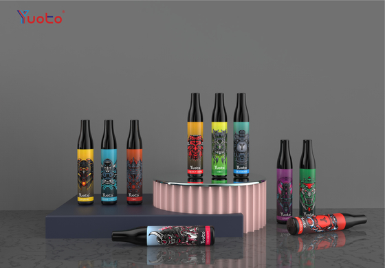600 Puffs Vape Şişesi 2% Nic 2ml 400mAh Mesh Coil Vape Tek Kullanımlık Meyve Aromalı Elektronik Sigara