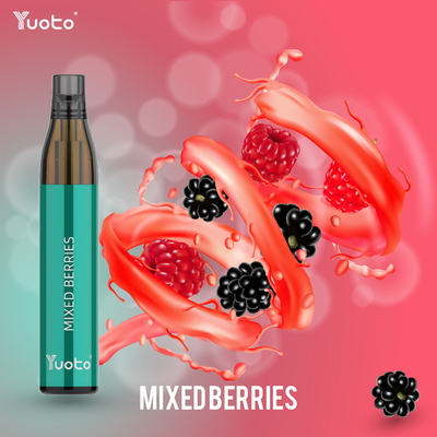 Yuoto Şişe Max 600puff Tek Kullanımlık Vape Mesh Coil 2ml TPD, 16 Tatlar ile