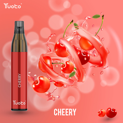 Yuoto Şişe Max 600puff Tek Kullanımlık Vape Mesh Coil 2ml TPD, 16 Tatlar ile