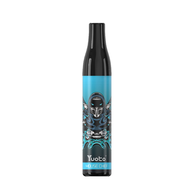 Yuoto Tek Kullanımlık Buharlaştırıcı 20mg Nikotin Vapes Şişe 600 Puffs Fare Şef 2ml Örgü Bobin