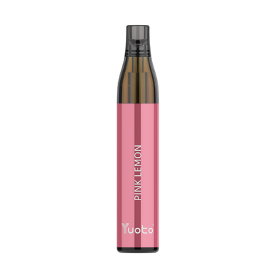 400mAh Pil Yuoto Bottlemax 600 Puffs Tek Kullanımlık Vapes Nargile 2ml Pembe Limon