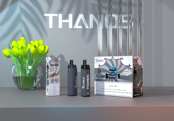 5000 Puffs Yuoto Thanos Tek kullanımlık Vape Meyve Aroması E-Sıvı 14ml Vape Pod Pen Suudi Arapça
