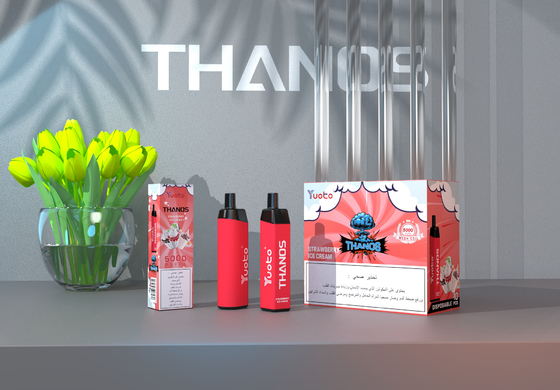 Yuoto Tek Vape Pen Thanos 5000puffs 19 Tatlar Puff Plus XXL 0% / 2% / 5% Tuz Nikotin Ecig Toptan OEM