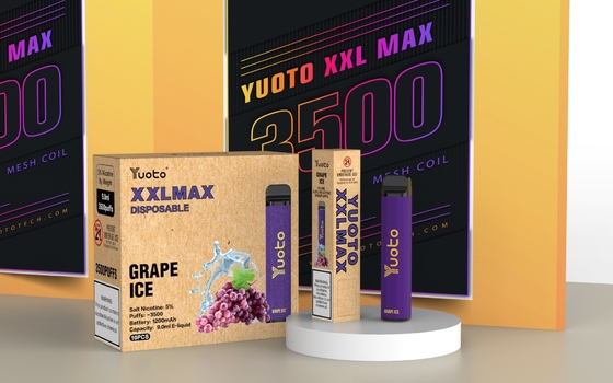 Yuoto XXL Maks %0 %2 %5 Nic Tek Kullanımlık E Sigaralar Önceden Doldurulmuş Kartuş Hasır Bobin