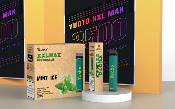 Meyve Aromalı Yuoto XXL Max 3500 Puffs Bar 9ml E Sıvı Tek Vape Kalem 20mg Nic